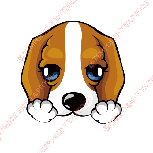 Dogs Customize Temporary Tattoos Stickers NO.8736